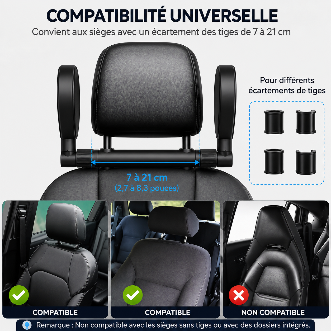 Appuie-tête Ergonomique pour Voiture