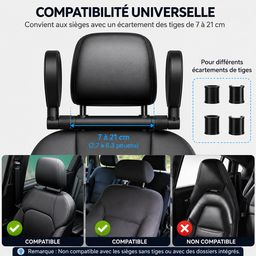 Appuie-tête Ergonomique pour Voiture